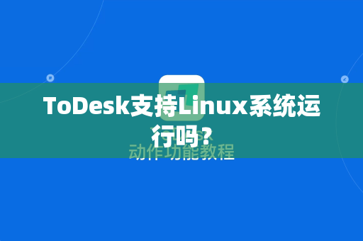 ToDesk支持Linux系统运行吗？