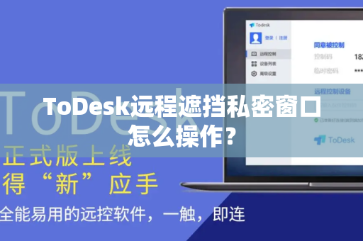 ToDesk远程遮挡私密窗口怎么操作？-第1张图片-ToDesk企业版官网-企业级远程控制解决方案|官方