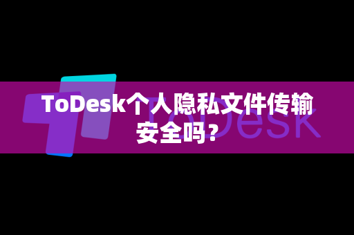 ToDesk个人隐私文件传输安全吗？